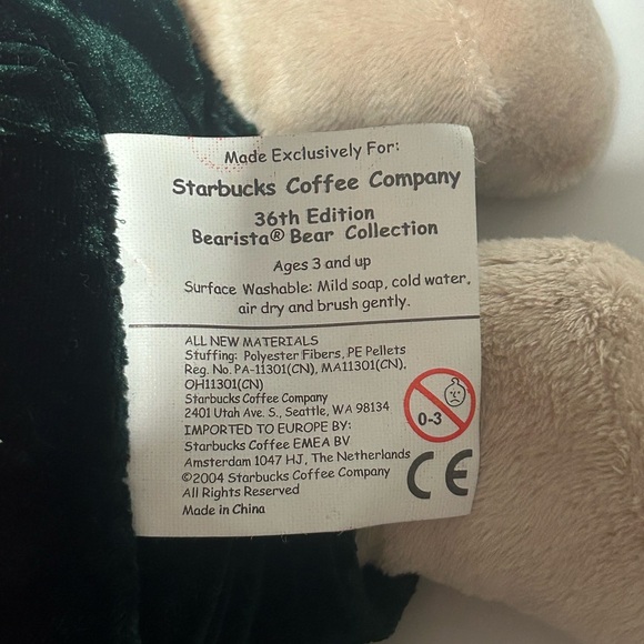 2004 Starbucks Christmas Barista Bear - Picture 5 of 8